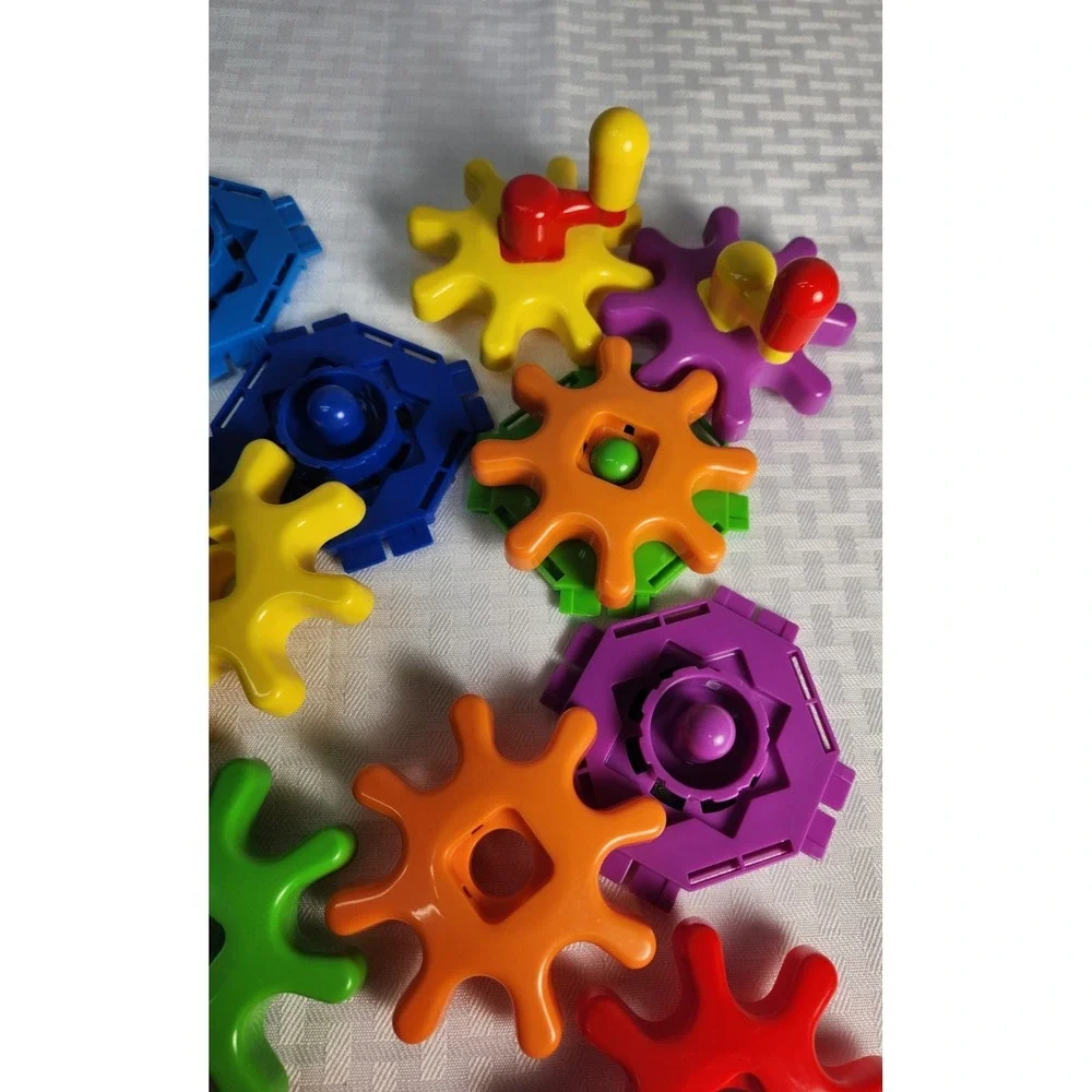 Lot 61 Pieces Learning Resources Gears!  Building Set STEM Activity Kids Parts